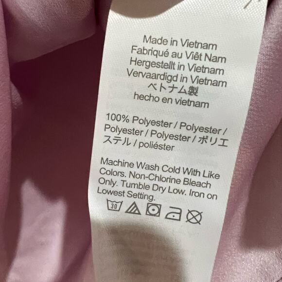 J.Crew Womens Blouse Pink Size MP Keyhole  Workwear Career Business - Picture 4 of 5